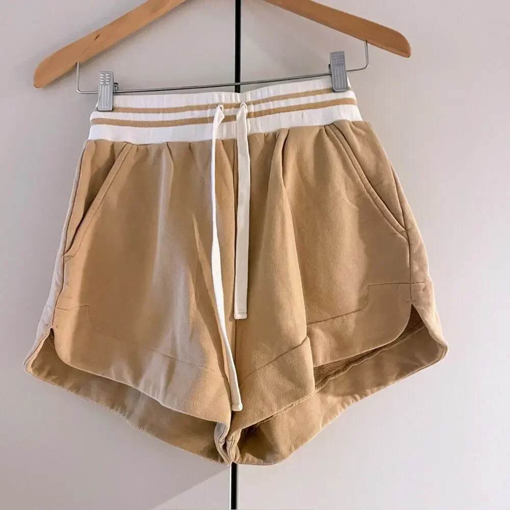 Shona Joy SJ CURVED HEM SHORT – TANS